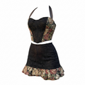 Lace & Floral Corset Skirt Set